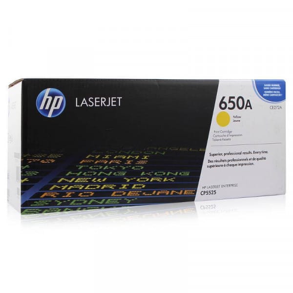 TONER HP CE272A AMARILLO ORIGINAL 650A