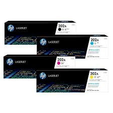 PACK TONER HP 202A ORIGINAL JUEGO COMPLETO