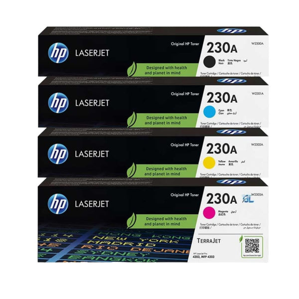 PACK TONER HP 230A ORIGINAL JUEGO COMPLETO